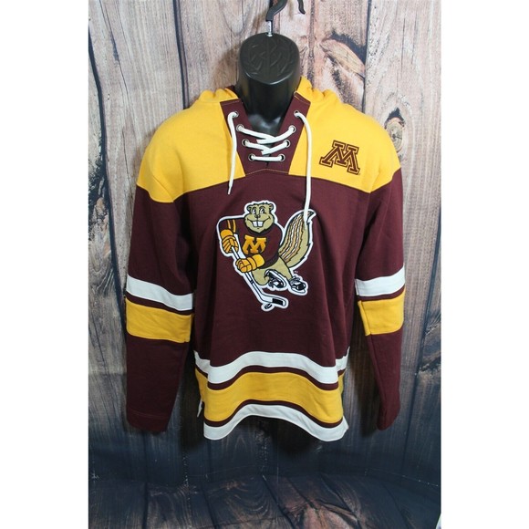 Champion Other - Champion Minnesota Gophers Hockey lace up hoodie S maroon embroidered